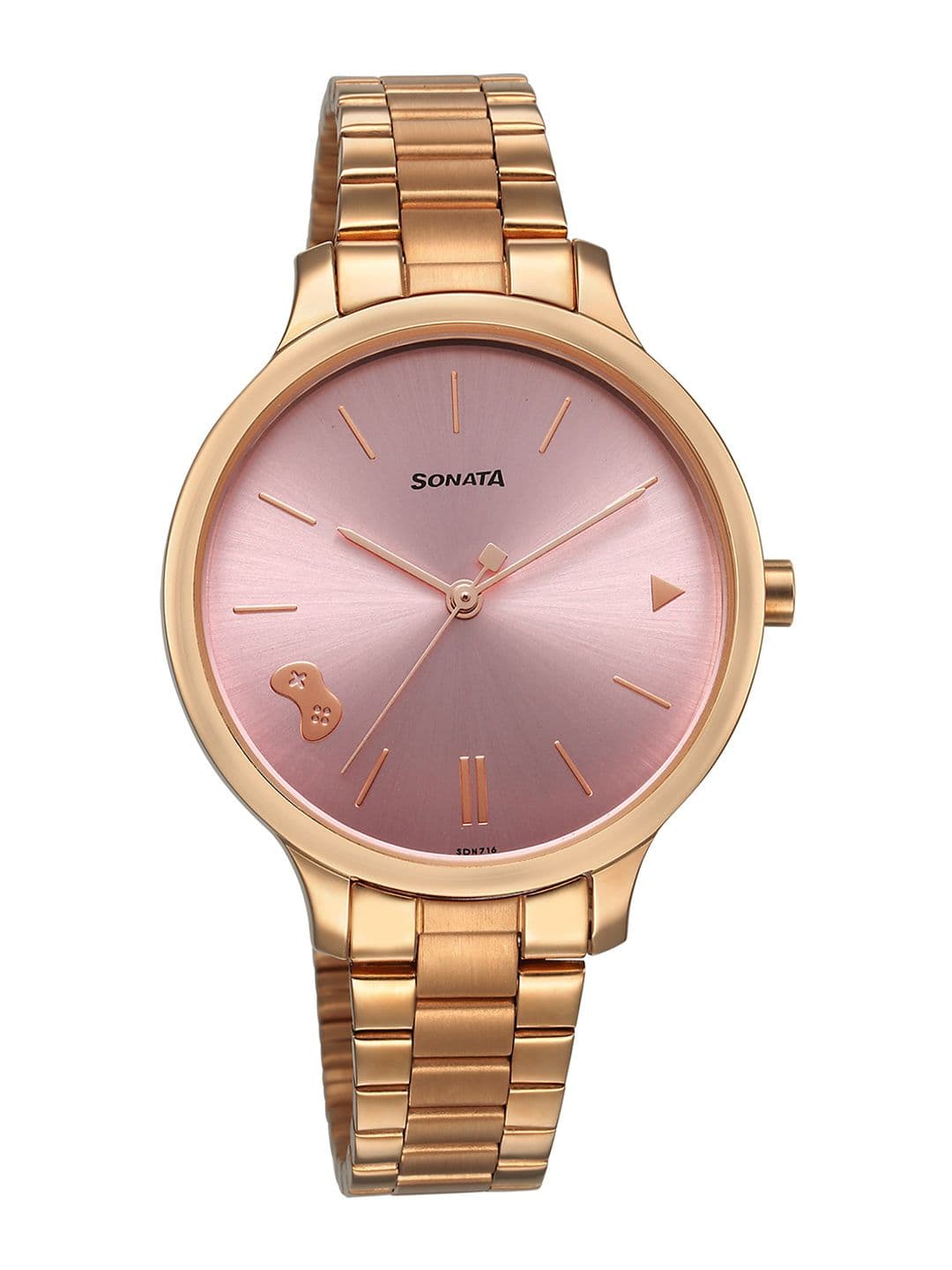 Sonata Play Quartz Analog With Pink Dial Watch For Women - Nt87050wm02 - view 1