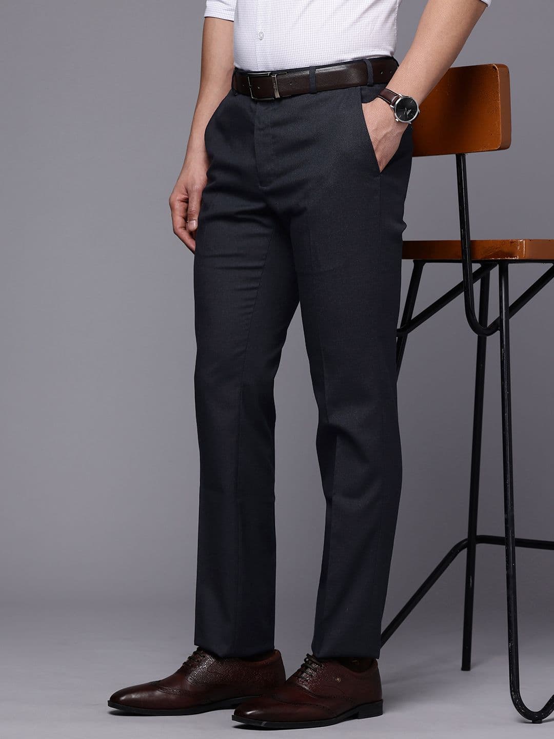 Raymond Men Slim Fit Formal Trousers - view 1