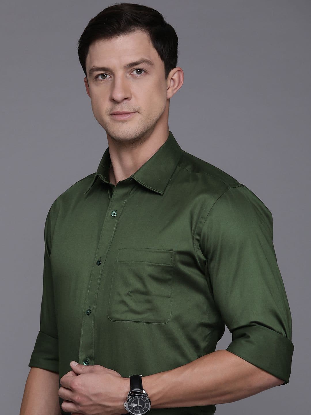 Raymond Pure Cotton Slim Fit Formal Shirt - view 1