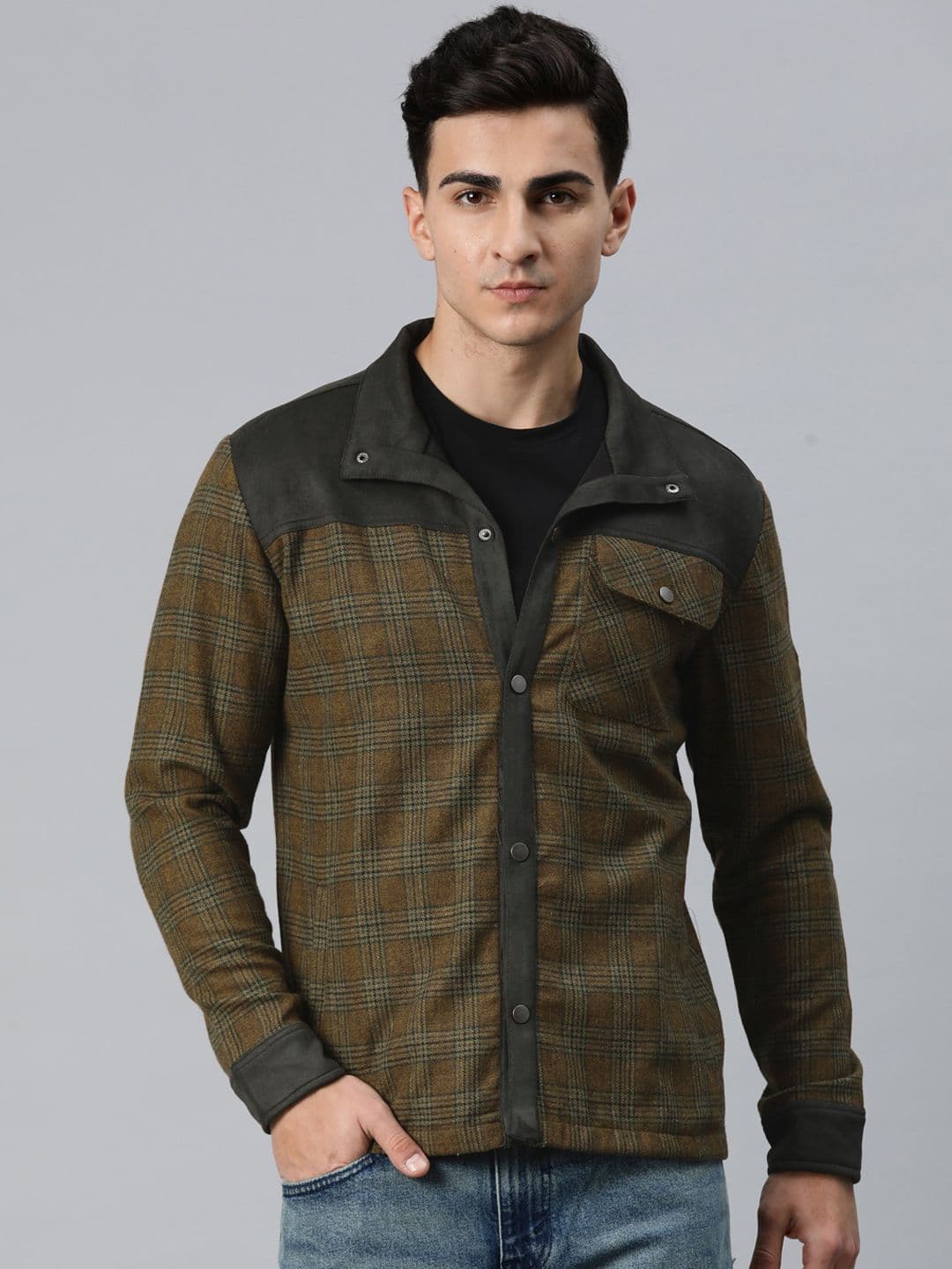 Pierre Carlo Men Checked Tailored Jacket - view 1