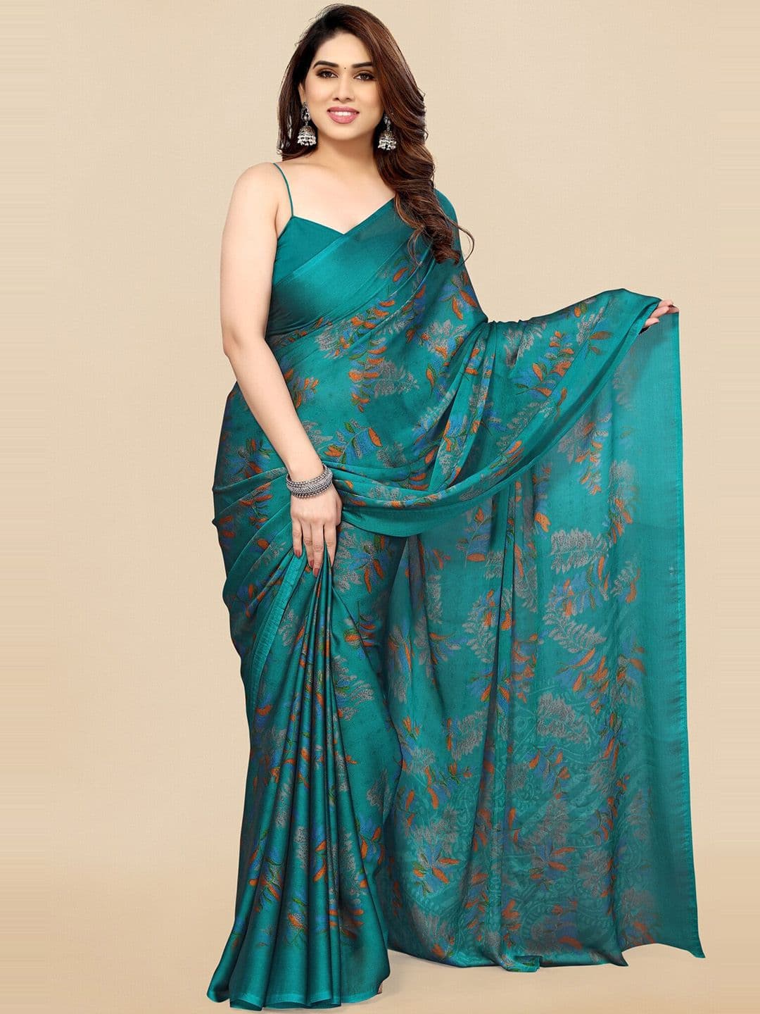KALINI Floral Printed Saree - view 1