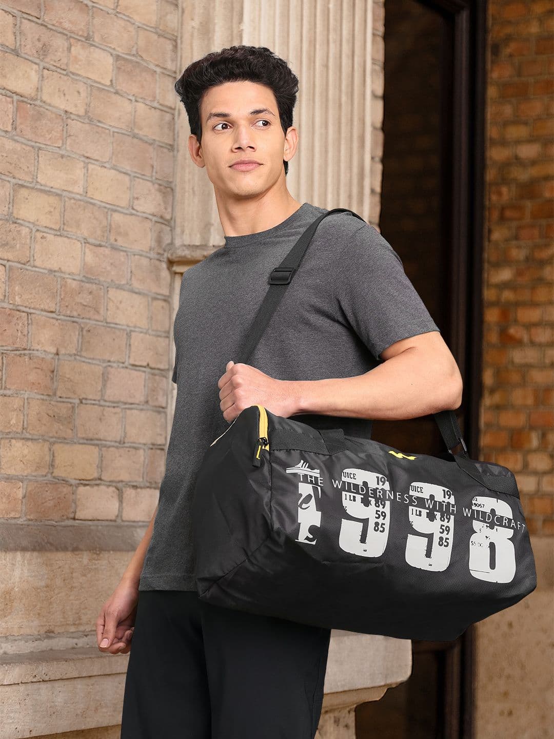 Wildcraft Unisex Air Duff 1.0 Typography Printed Duffel Bag - view 1