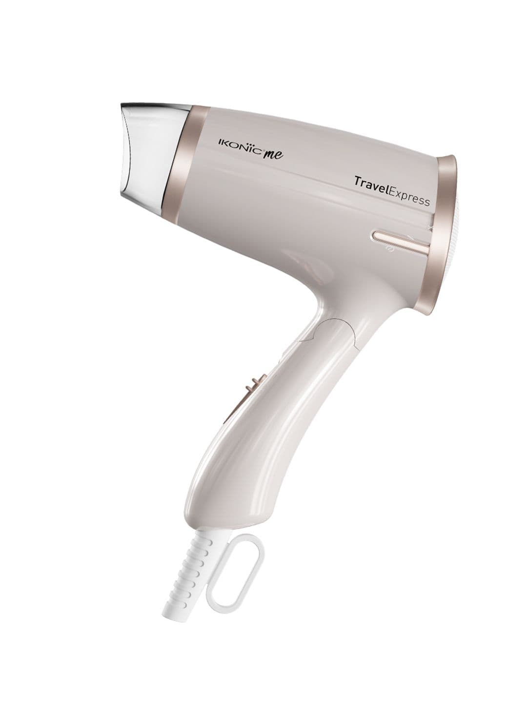 Ikonic Me Travel Express 1400W Hair Dryer with Overheat Protection & Fast Drying - White - view 1