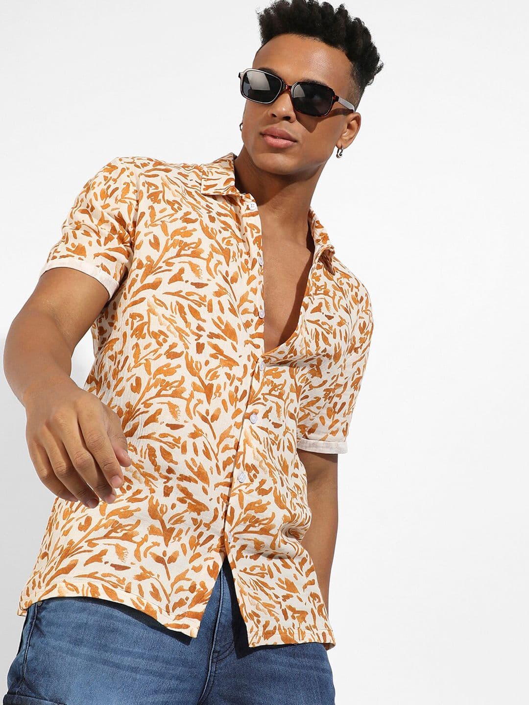 CAHOOT Classic Abstract Printed Casual Shirt - view 1