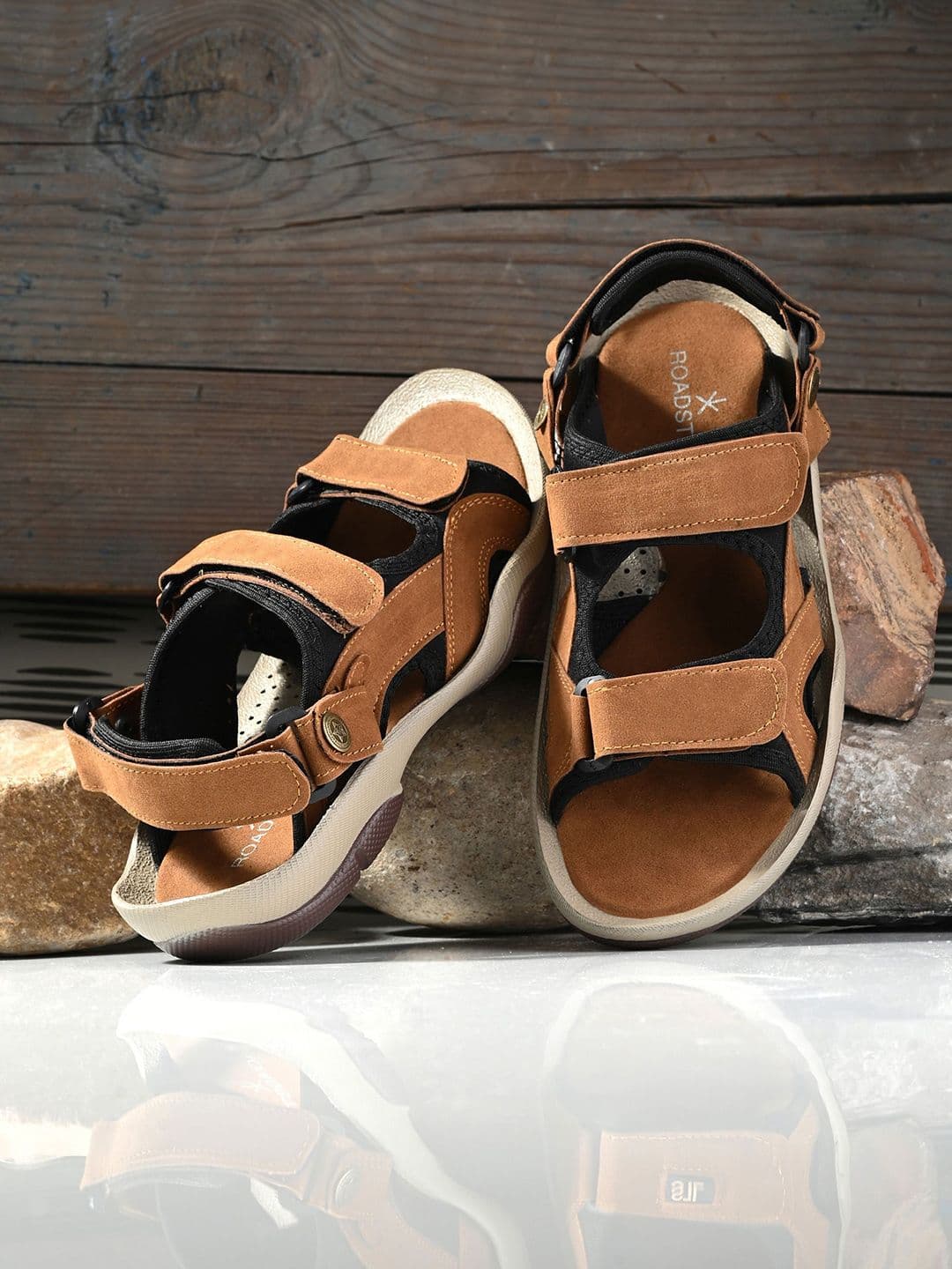 The Roadster Lifestyle Co. Men Velcro Sports Sandals - view 1