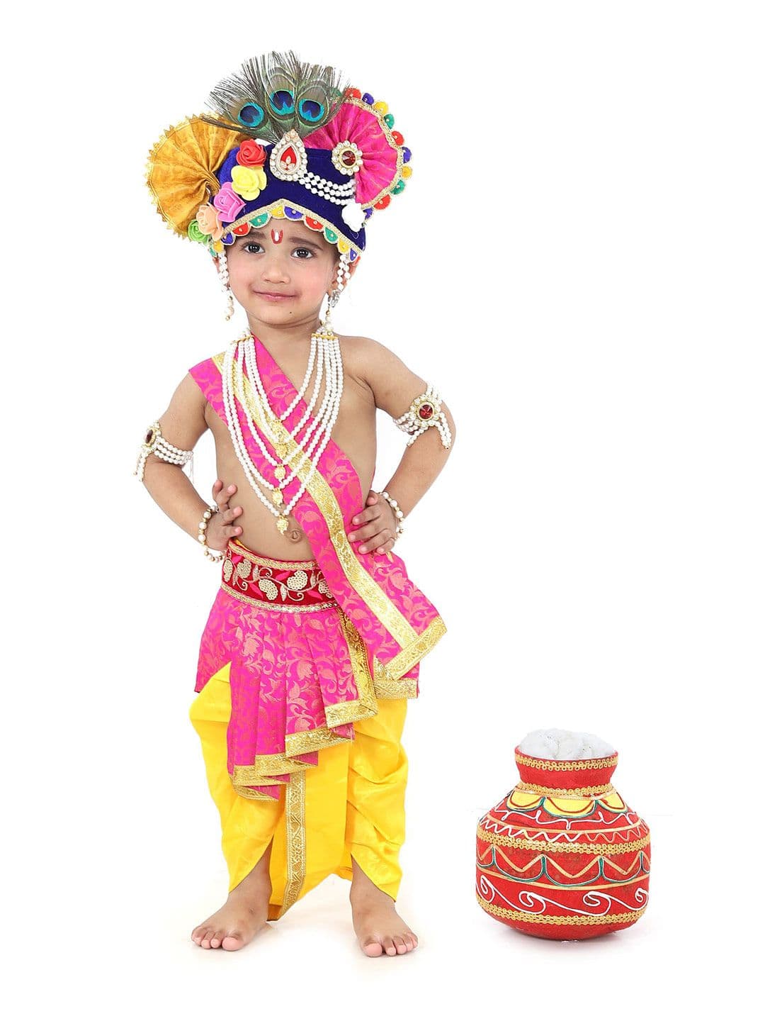 RAJ FANCY DRESSES Unisex Kids Top With Dhoti Pants - view 1