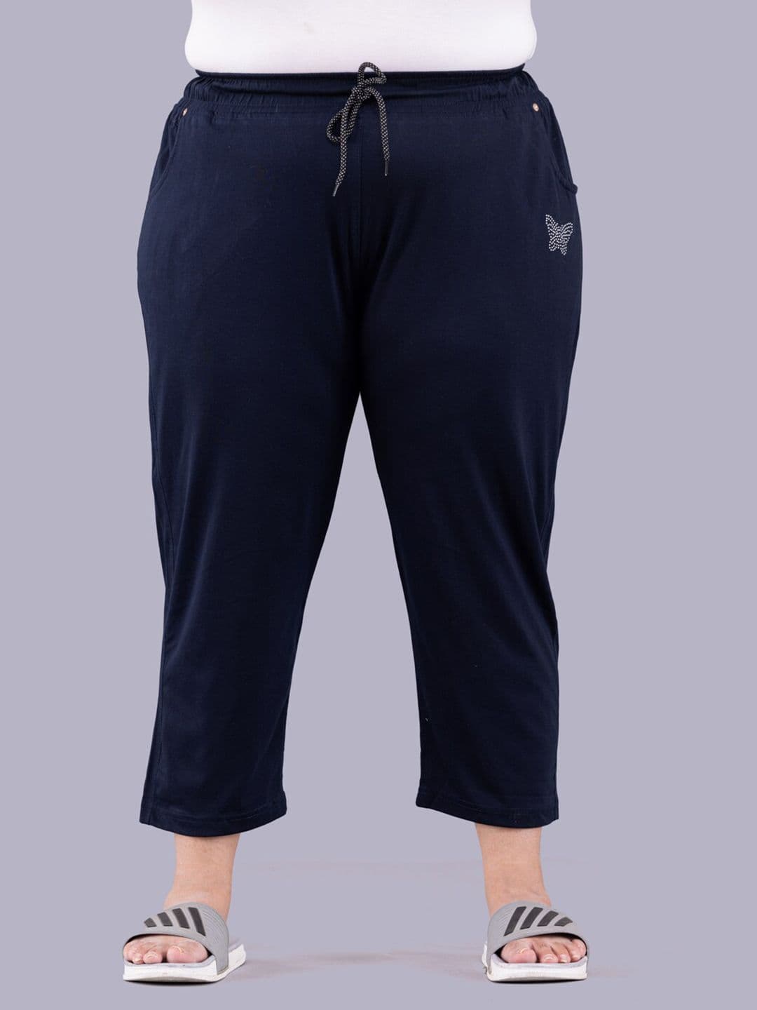 CUPID Plus Size Women Cotton Capris - view 1