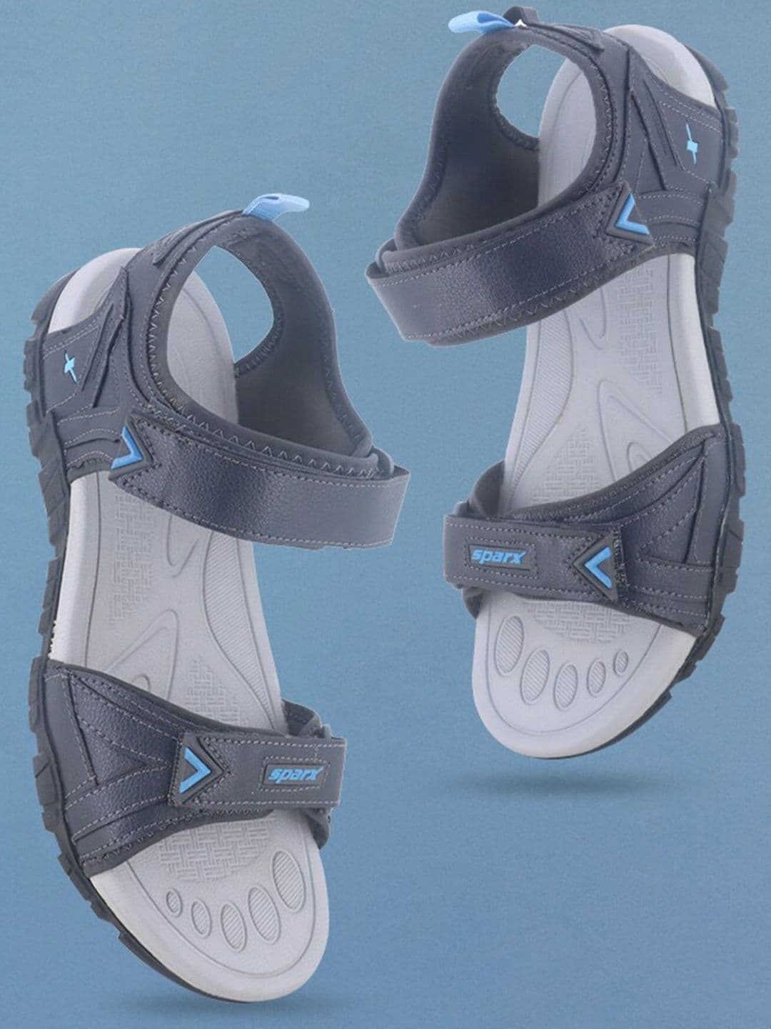 Sparx Men Textured Sports Sandals With Velcro Closure - view 1