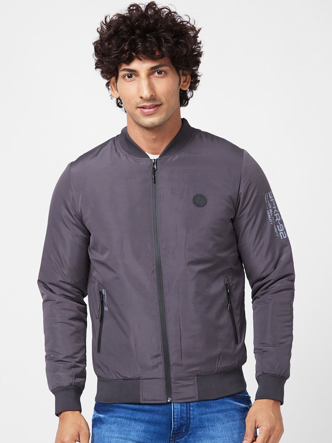 SPYKAR Mock Collar Bomber Jacket - view 1