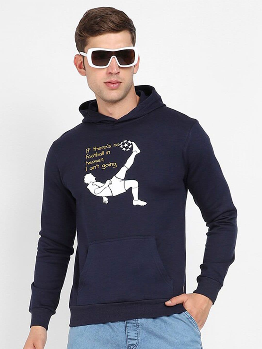 CAHOOT Graphic Printed Hooded Cotton Pullover - view 1