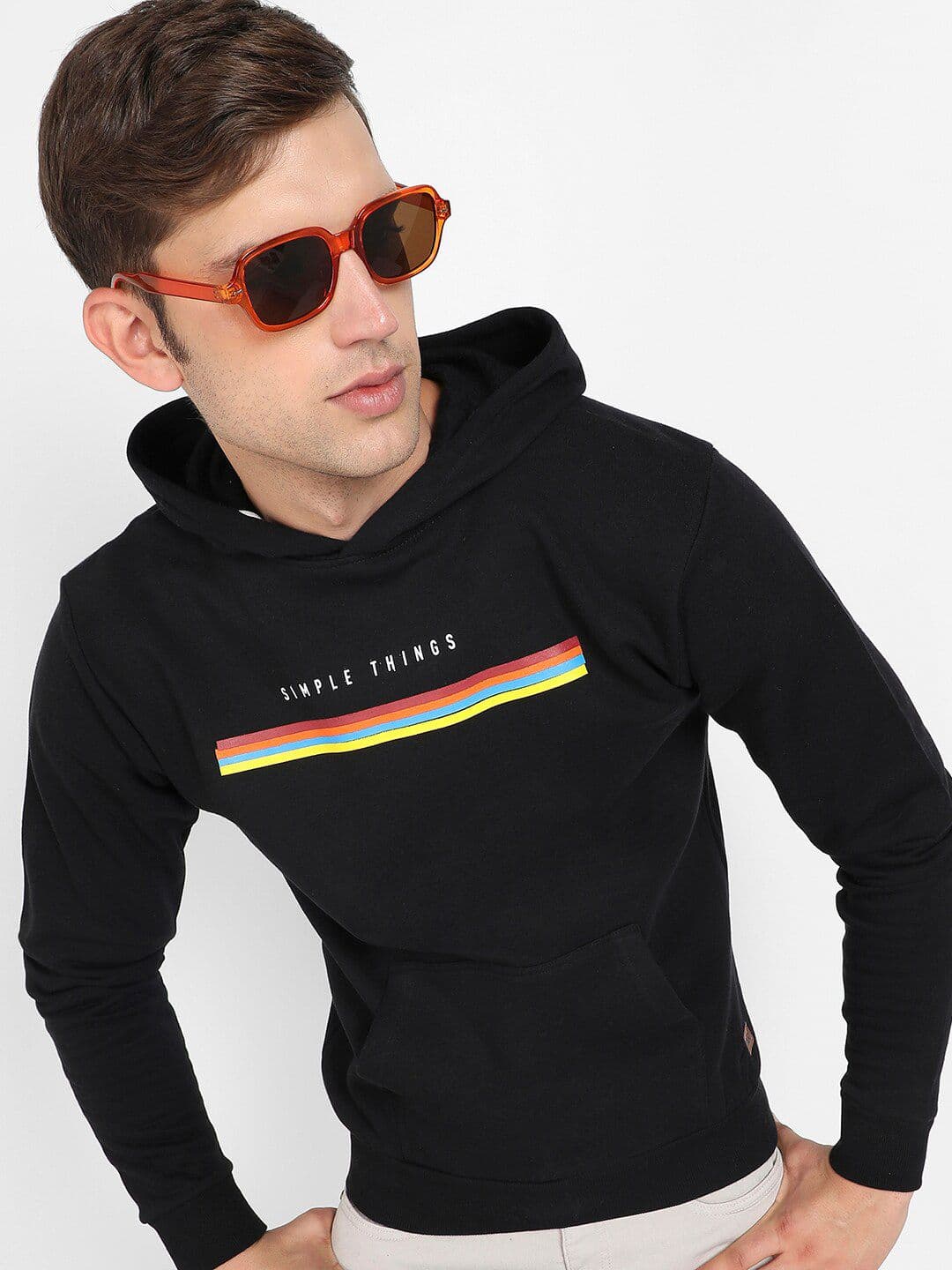 CAHOOT Campus Sutra Graphic Printed Hooded Cotton Pullover Sweatshirt - view 1