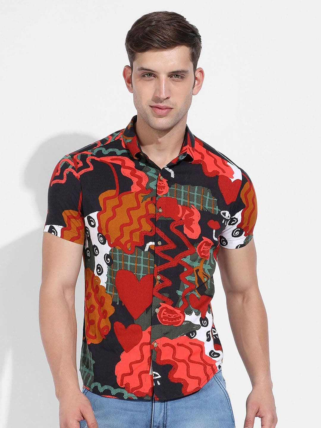 CAHOOT Classic Abstract Printed Casual Shirt - view 1
