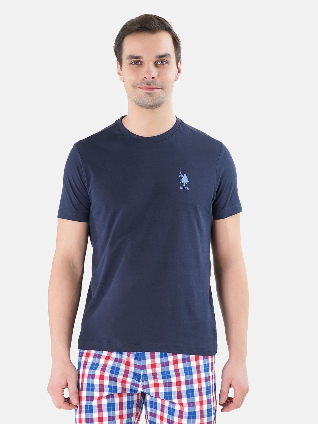 U.S. Polo Assn. Navy Blue Lounge T-shirt I633-195-PL - view 1