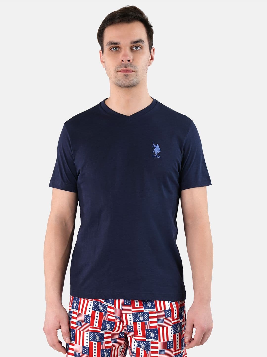 U.S. Polo Assn. Navy Solid Lounge T-Shirt - view 1