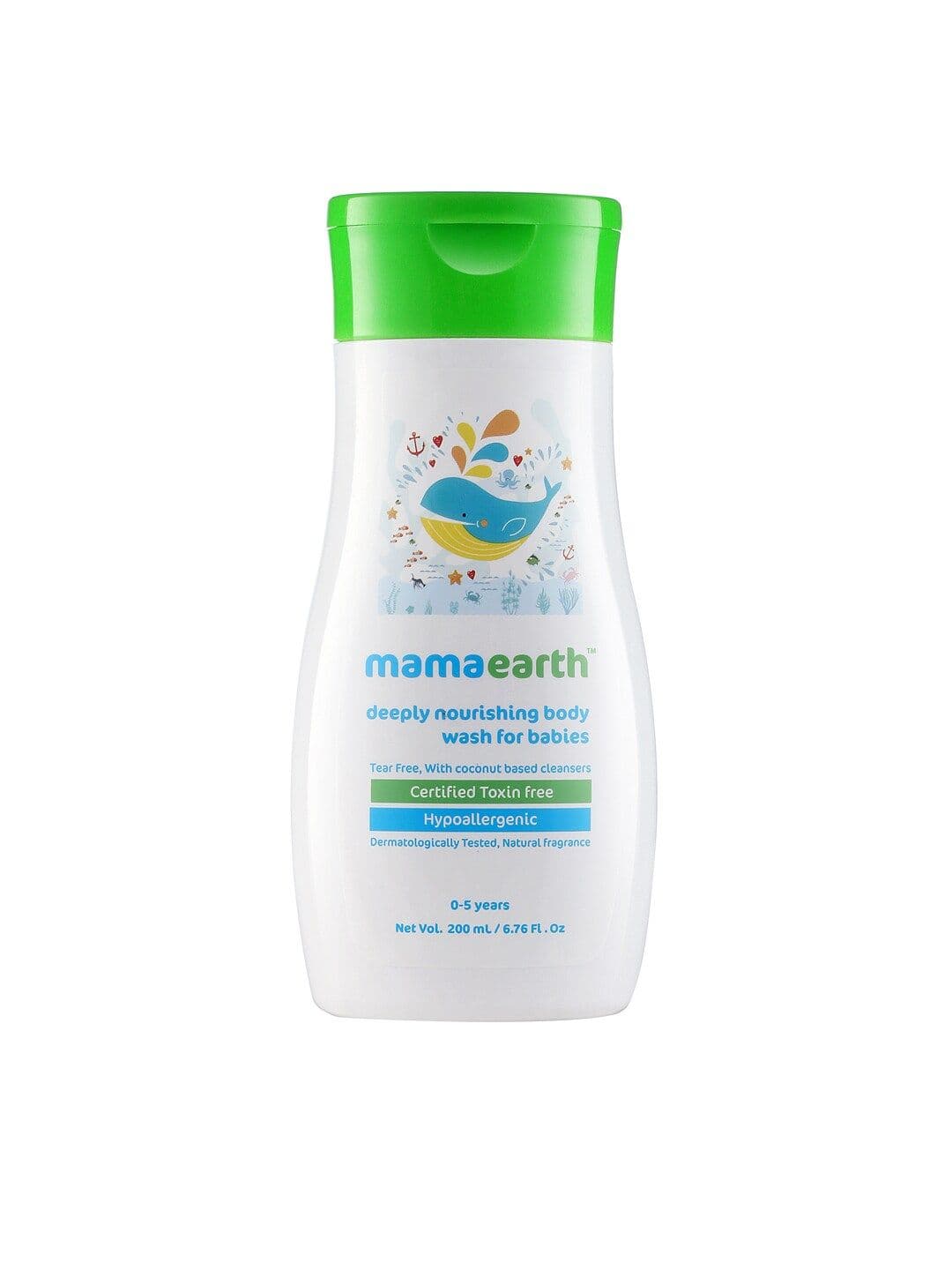 Mamaearth Sustainable Kids Deeply Nourishing Body Wash For Babies 200ml - view 1