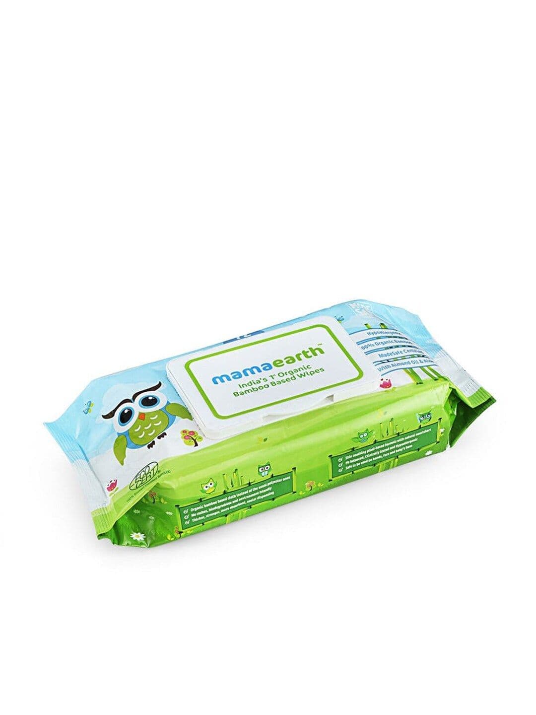 Mamaearth Sustainable Kids Indias First Organic Bamboo Based Wipes (72 PCS) - view 1