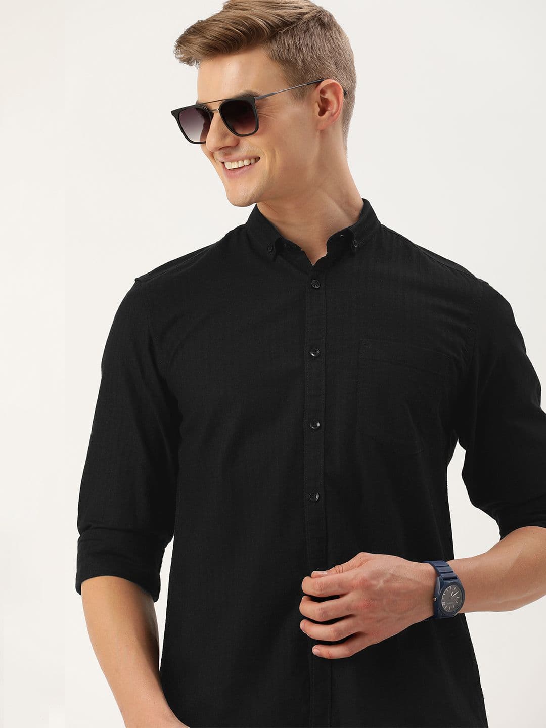 Mast & Harbour Men Standard Multi Stripes Opaque Casual Shirt - view 1