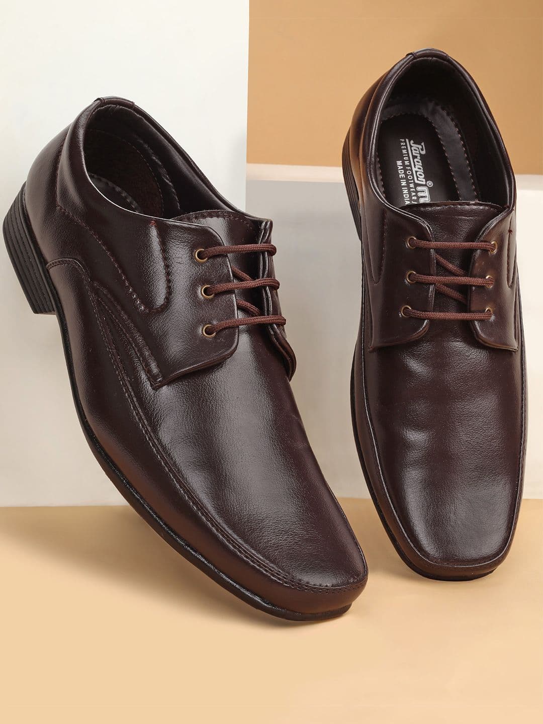 Paragon Men Textured Anti-Skid Sole Formal Derbys - view 1