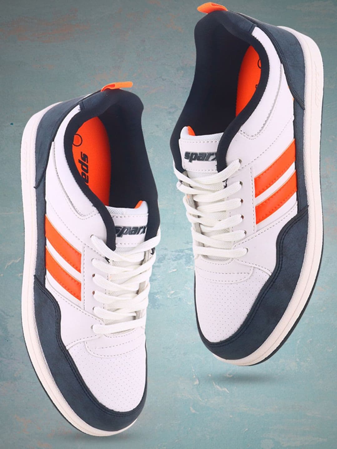 Sparx Men Striped Lace-Up Sneakers - view 1