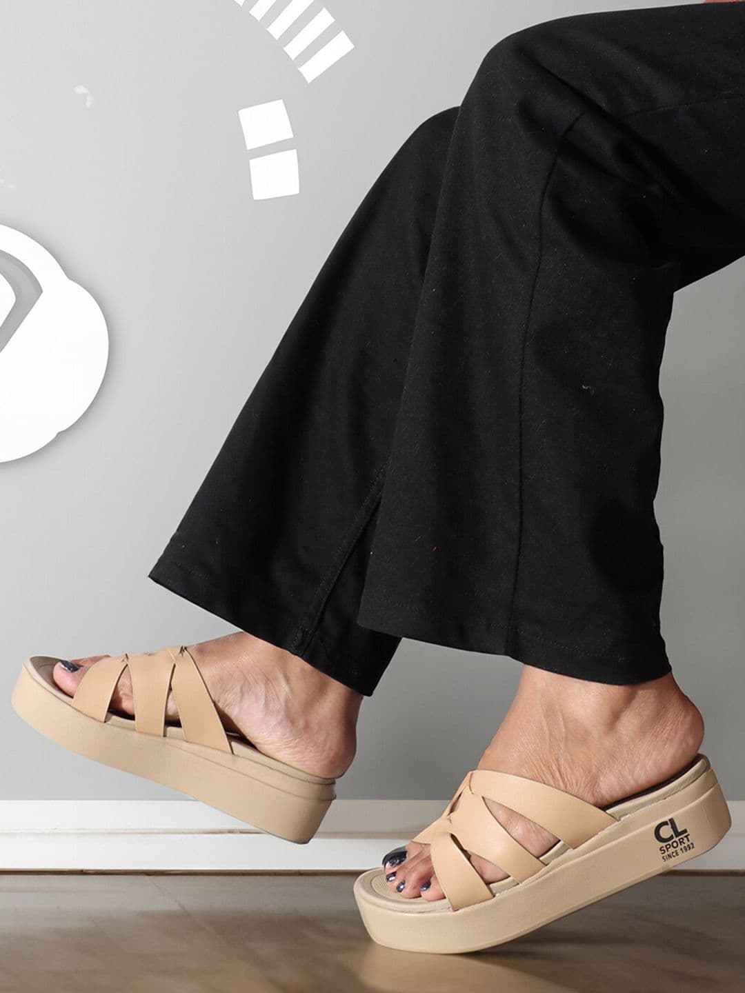 Carlton London sports Strappy Open Toe Flatform Heels - view 1