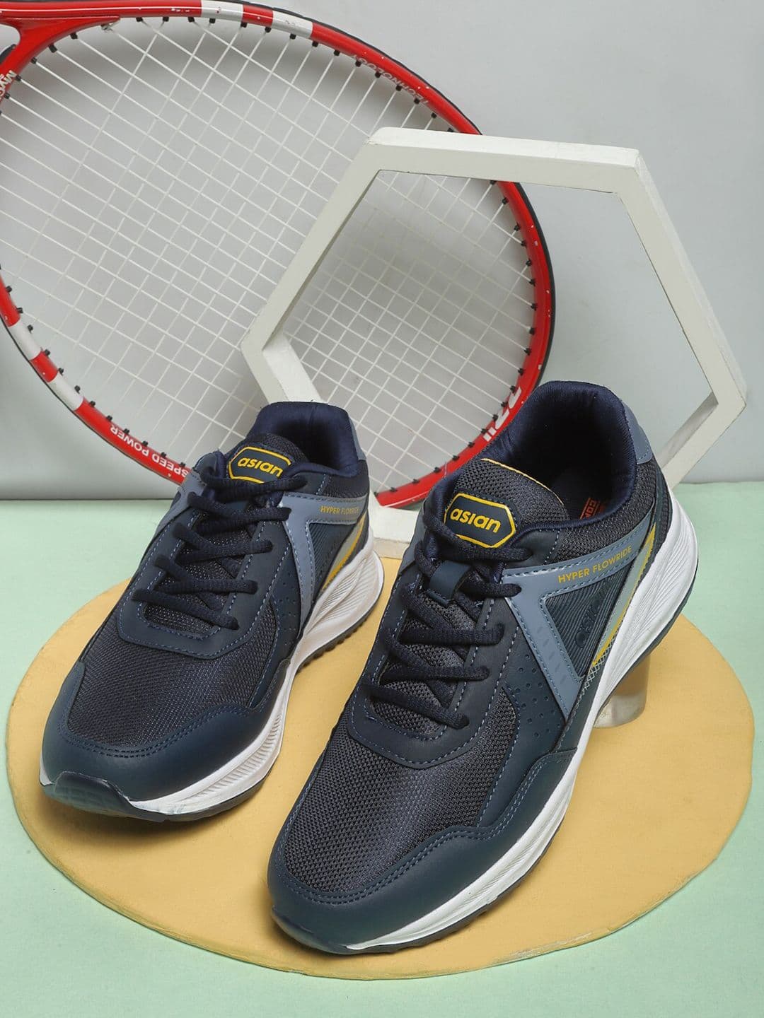 ASIAN Men TURBO-13 Mesh Running Shoes - view 1