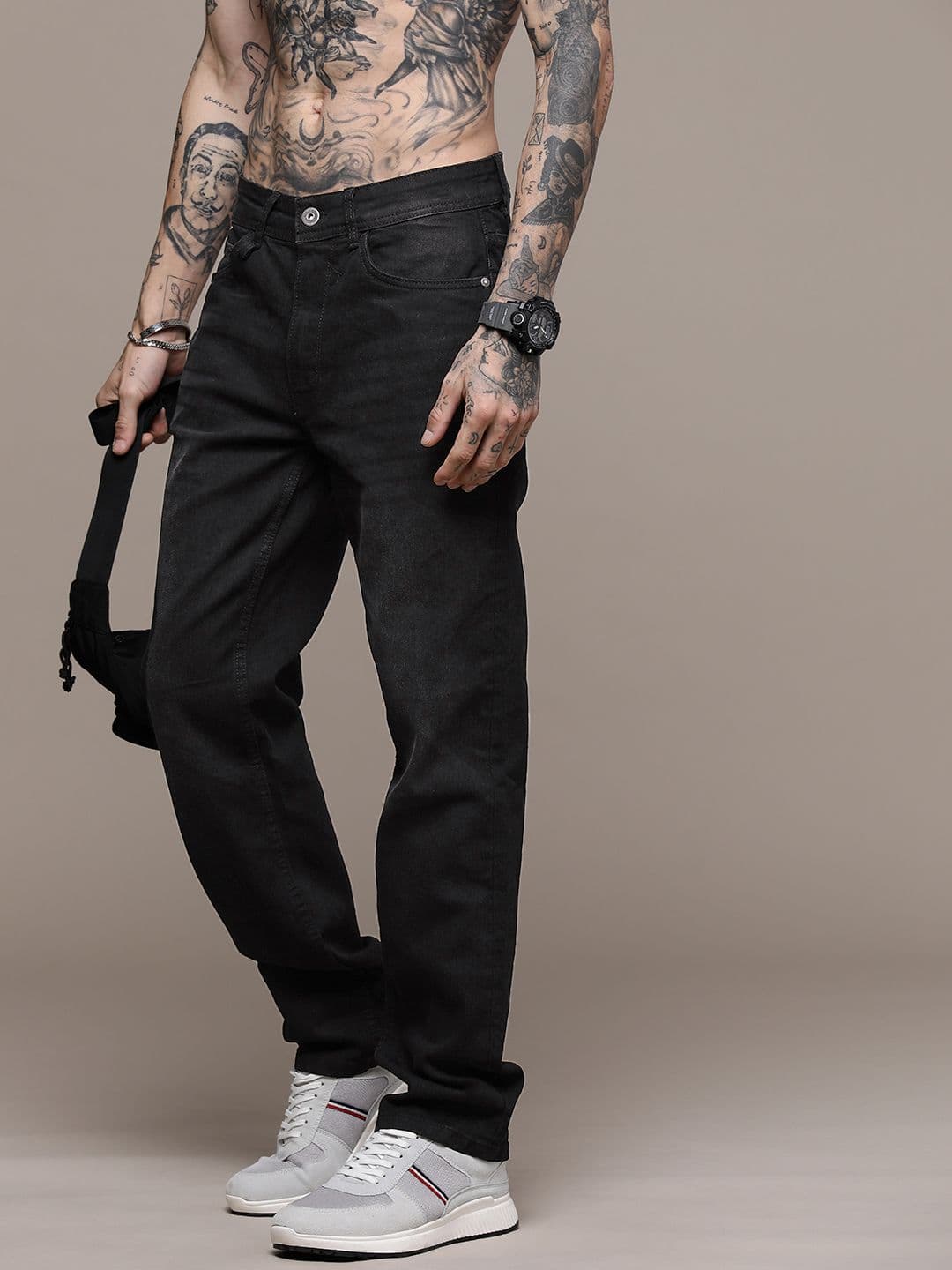 The Roadster Life Co. Men Light Fade Stretchable Jeans - view 1