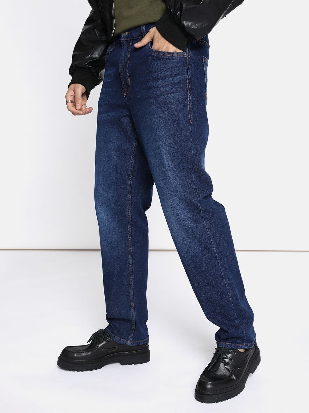 The Roadster Life Co. Men Straight Fit Light Fade Jeans - view 1
