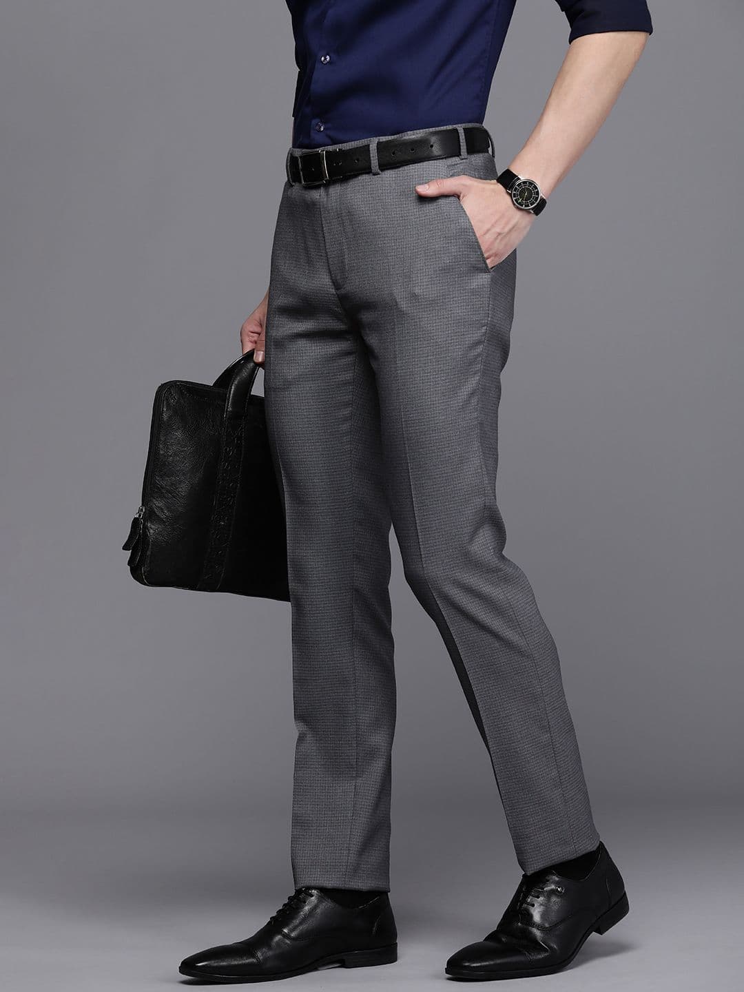 Raymond Men Slim Fit Formal Trousers - view 1