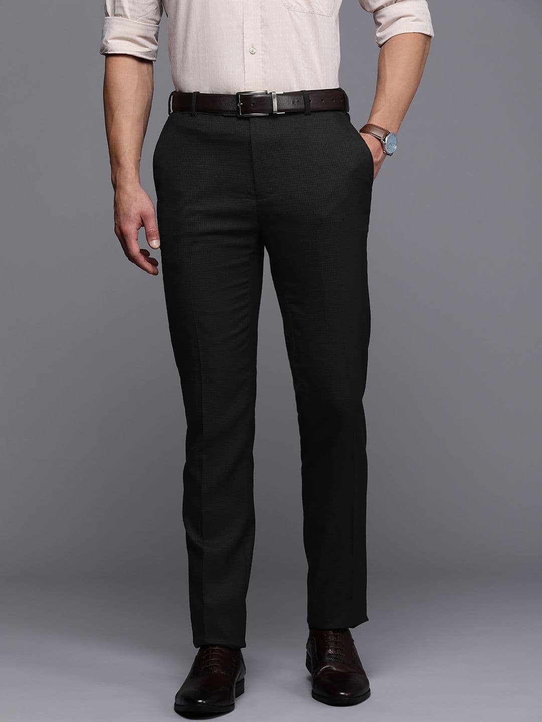 Raymond Men Slim Fit Formal Trousers - view 1