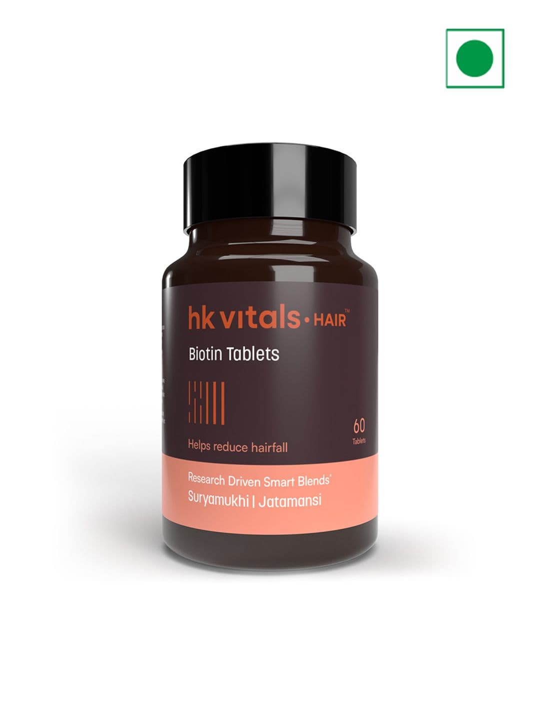 HK VITALS Biotin High Strength Supplement - Supports Hair Growth - 60 Tablets - view 1