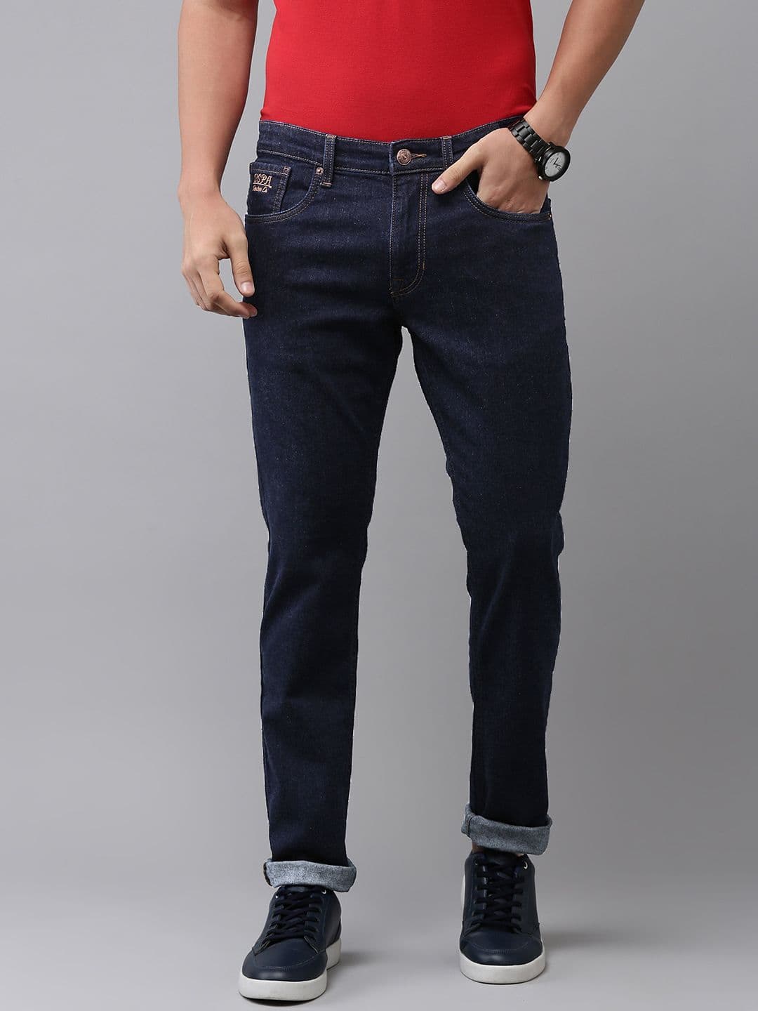 U.S. Polo Assn. Denim Co. Men Slim Fit Stretchable Jeans - view 1