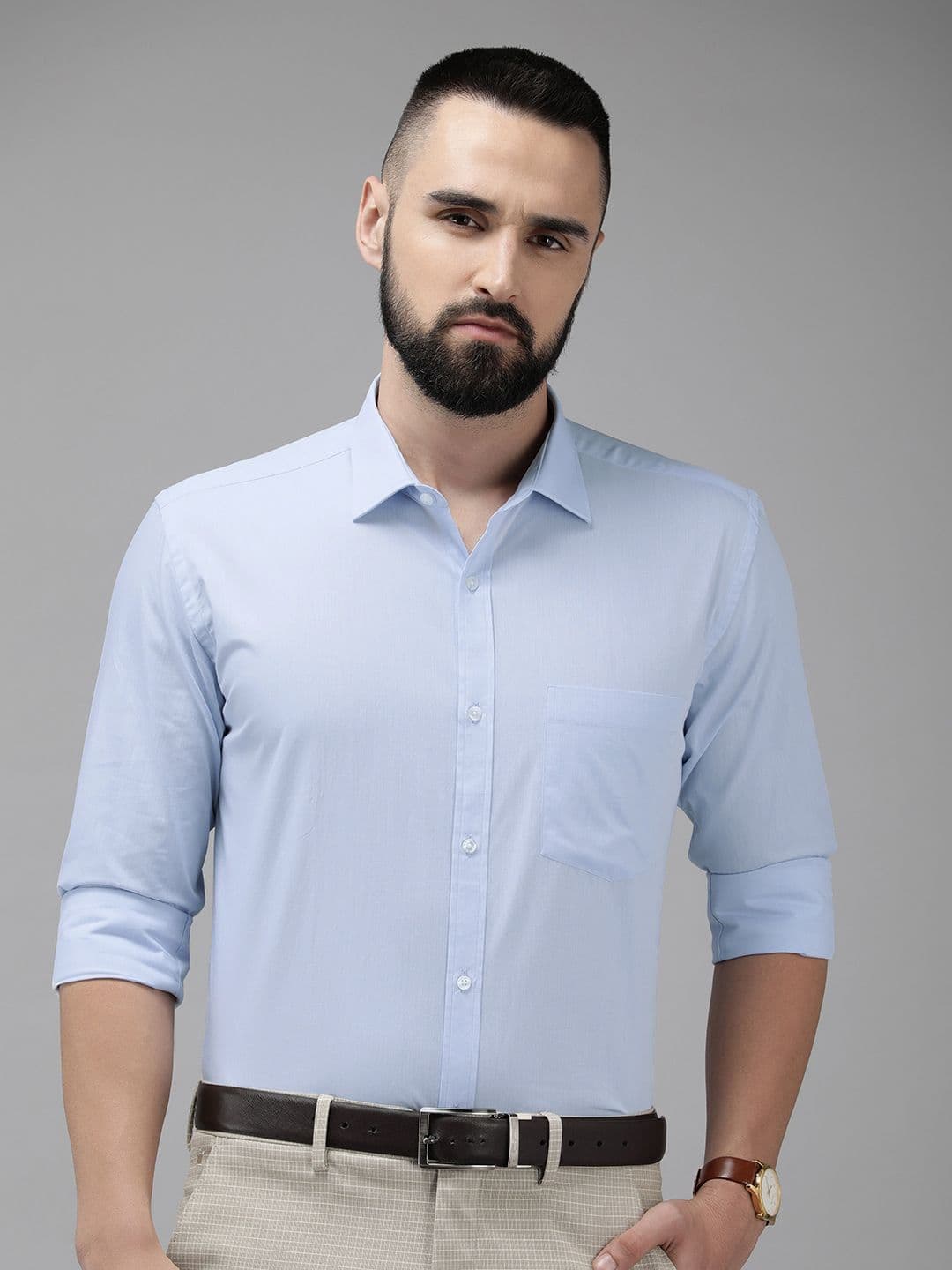 Park Avenue Slim Fit Pure Cotton Formal Shirt - view 1