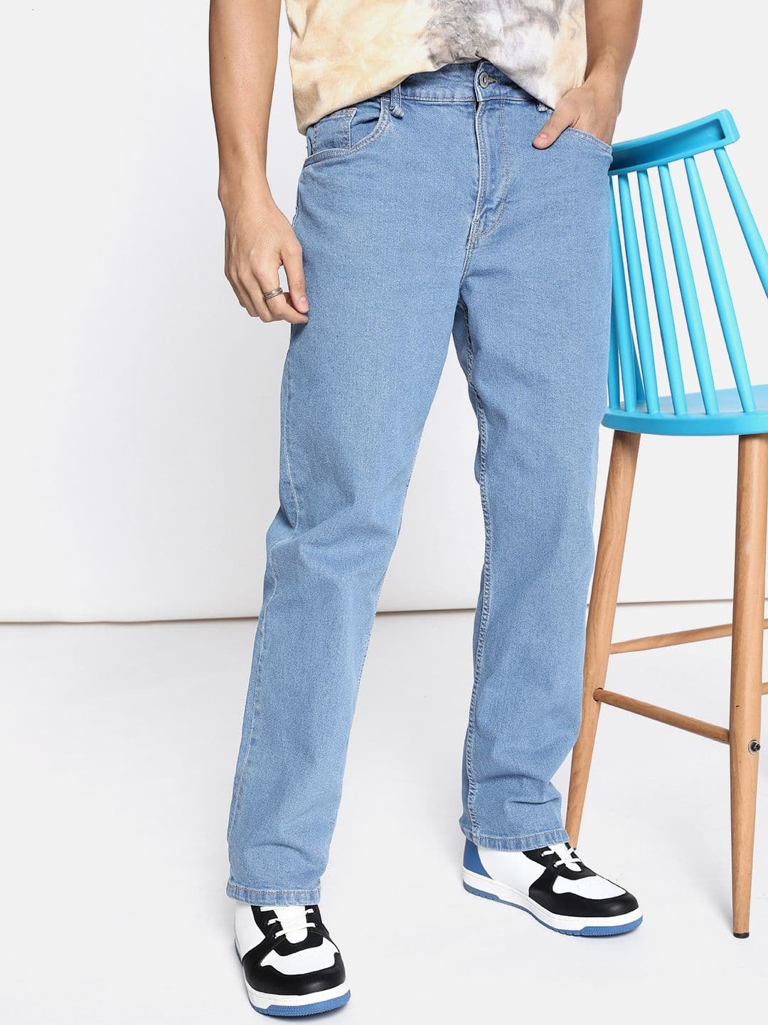 The Roadster Life Co. Men Straight Fit Stretchable Jeans - view 1