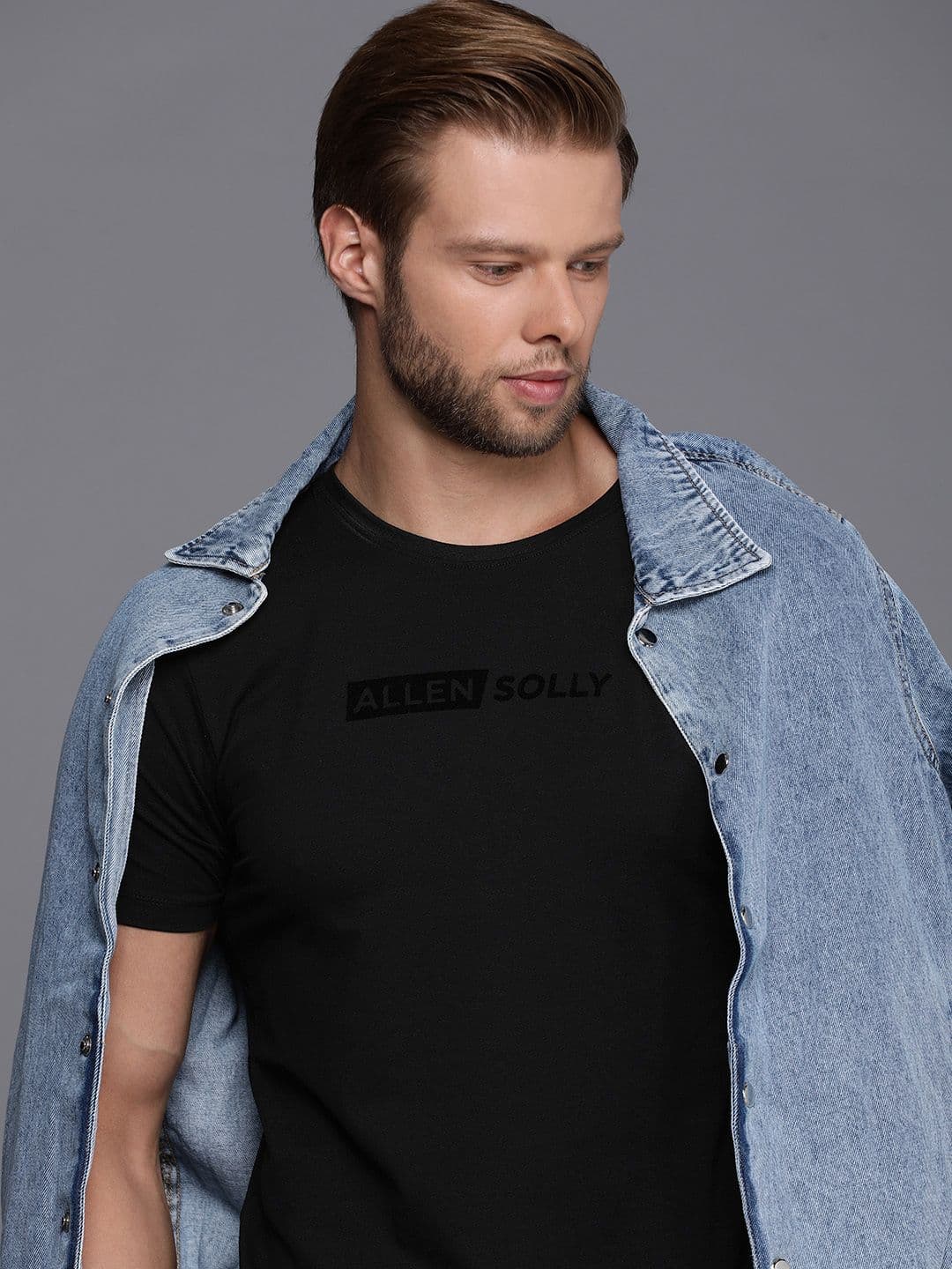 Allen Solly Solid Round Neck T-shirt - view 1