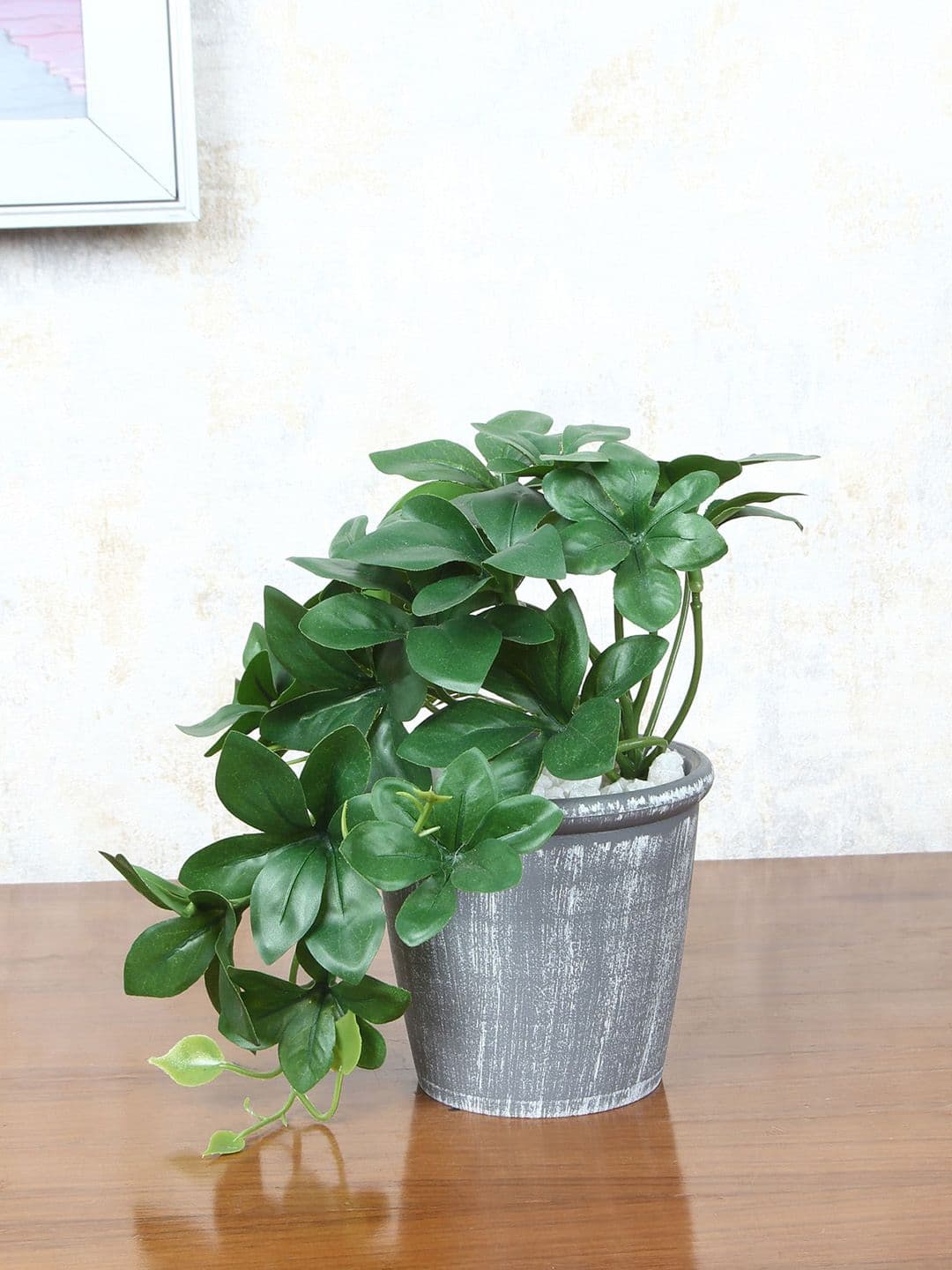 FOLIYAJ Green Faux Schefflera Plant With Pot - view 1