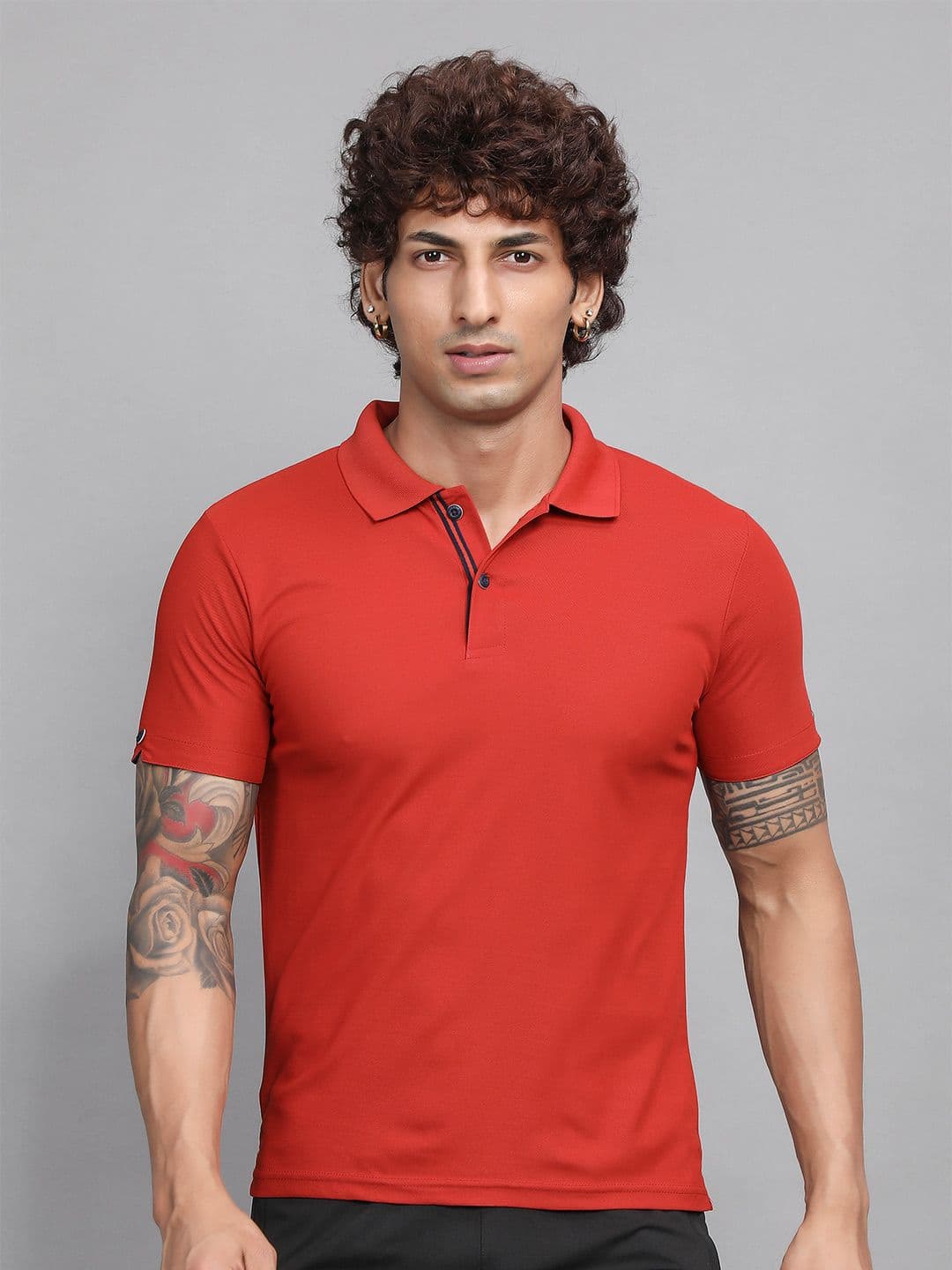 SPORT SUN Polo Collar Regular Fit Casual T-Shirt - view 1