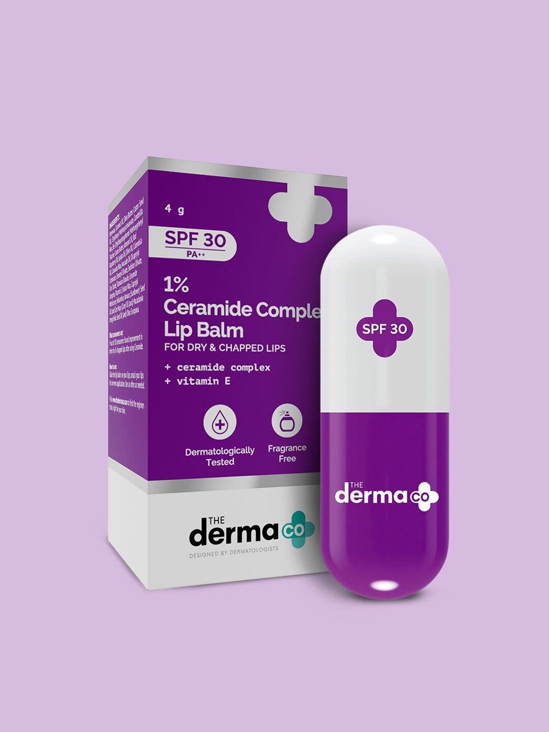 The Derma co. 1% Ceramide Complex Lip Balm For Dry & Chapped Lips - 4g - view 1