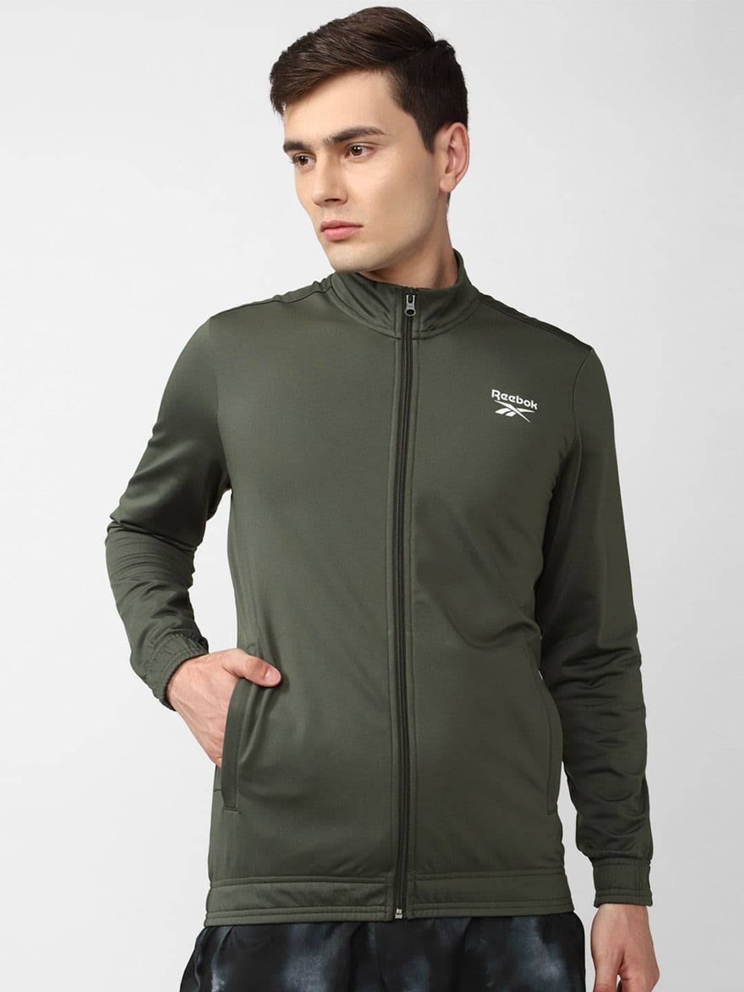 Reebok Training App Mock Collar Sporty Jacket - view 1