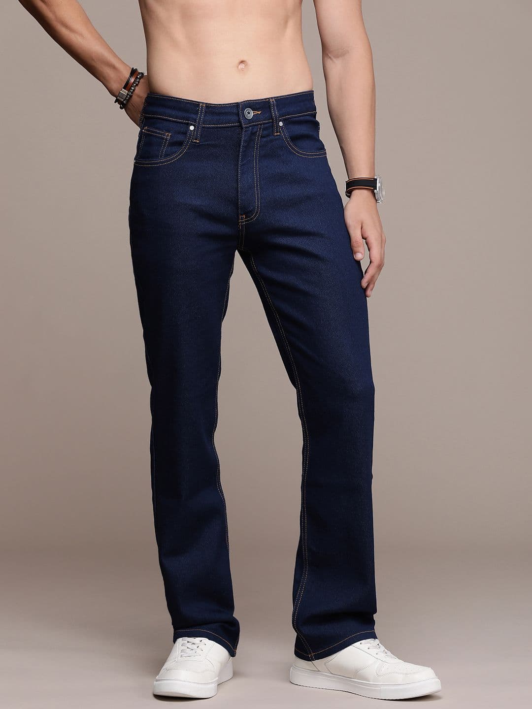 Roadster Men Bootcut Stretchable Jeans - view 1
