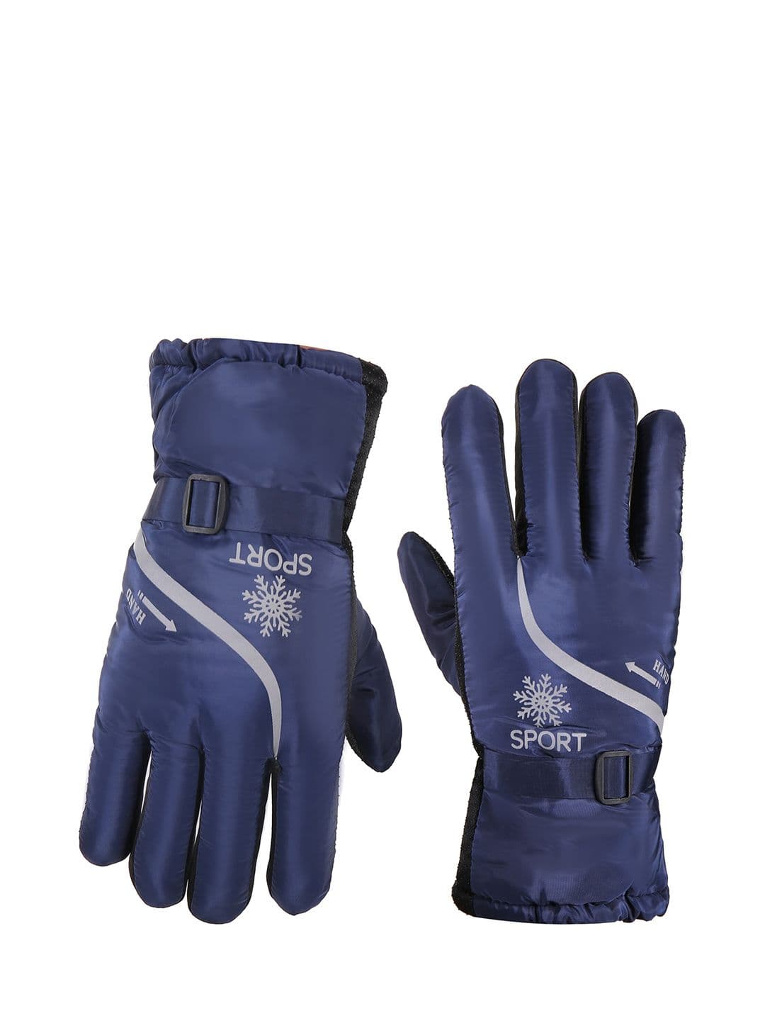 Alexvyan Men Protective Snow & Wind Proof Fur-Inside Thermal Riding Winter Soft Gloves - view 1