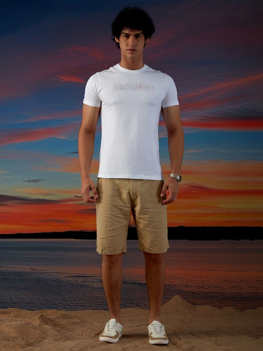 Markle Moro Slim Fit Cotton Casual T-shirt - view 1
