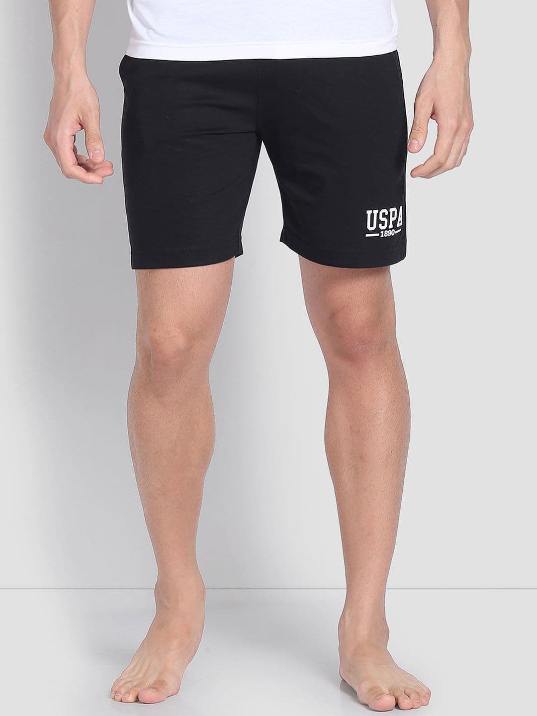 U.S. Polo Assn. Men Mid Rise Cotton Lounge Shorts - view 1