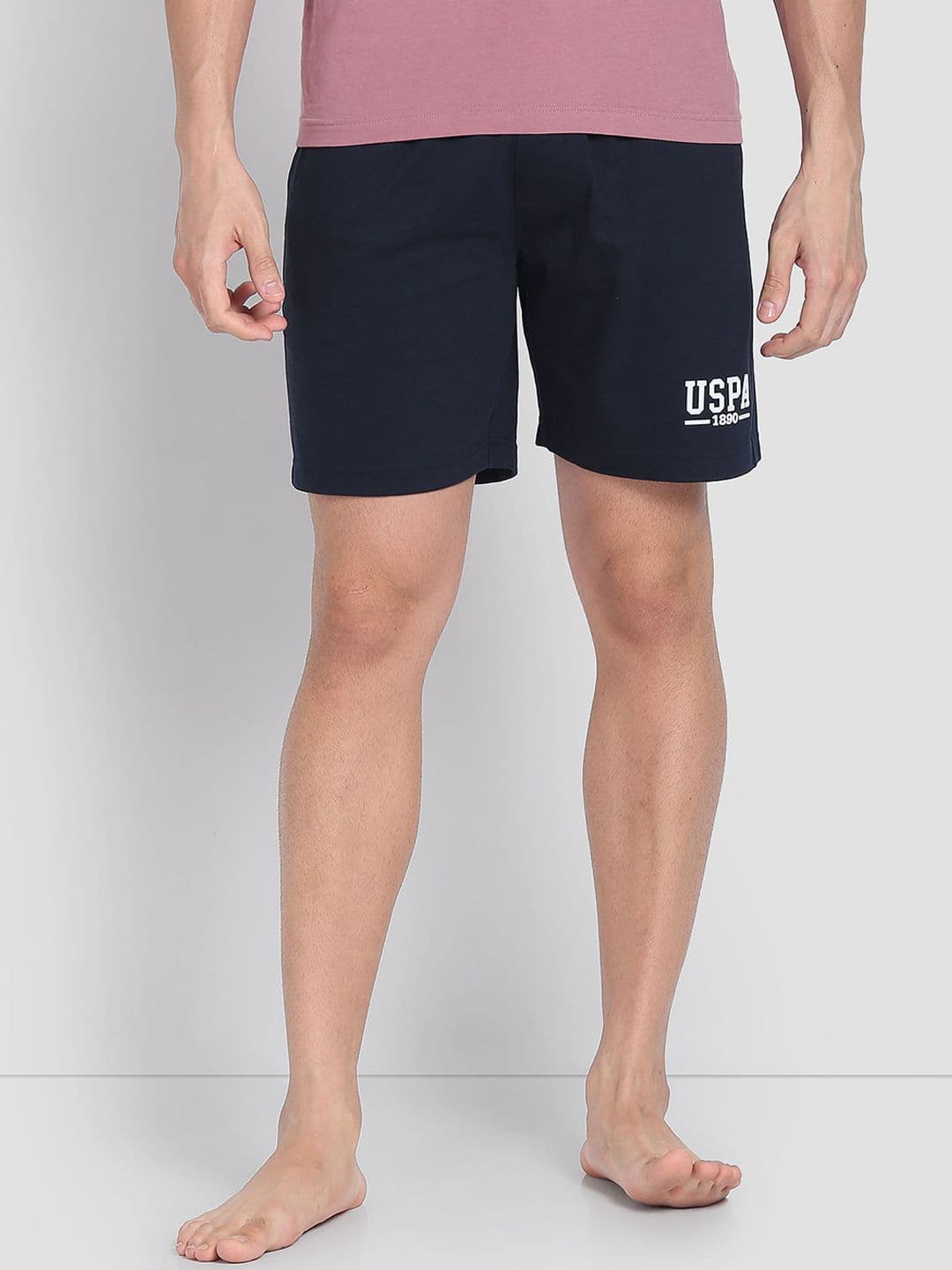 U.S. Polo Assn. Men Mid-Rise Cotton Lounge Shorts - view 1