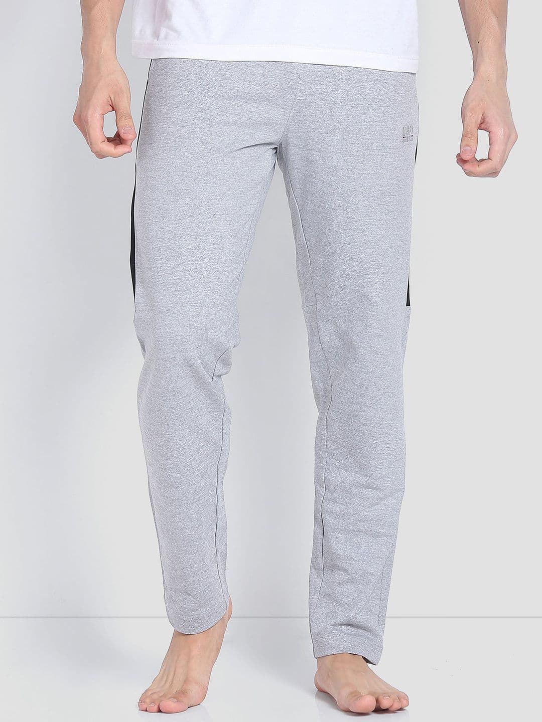 U.S. Polo Assn. Men Pure Cotton Mid-Rise Lounge Pants - view 1