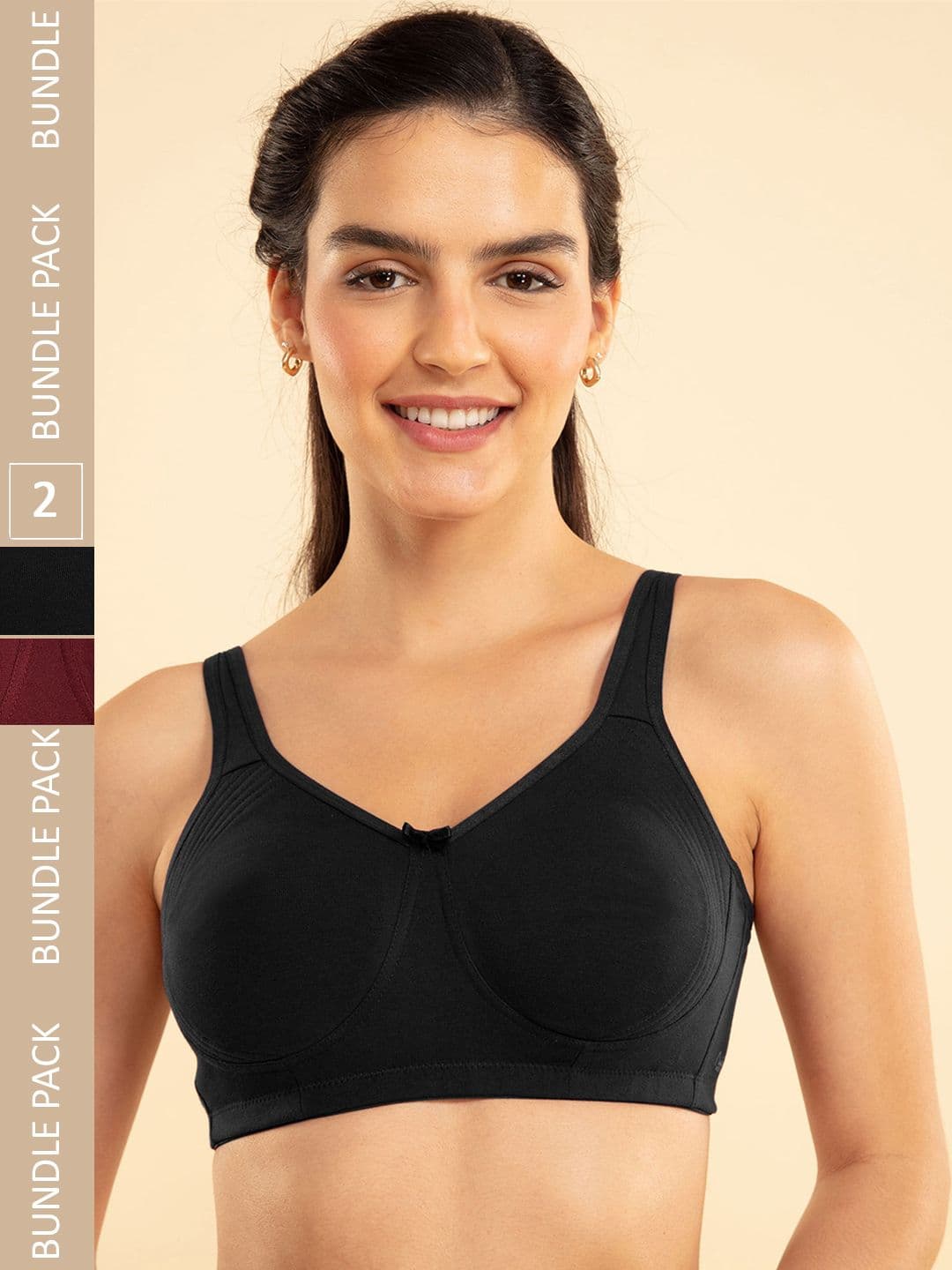 Nykd Encircled Full Coverage Non Padded Non wired T-shirt Bra - NYB169PO2 - view 1