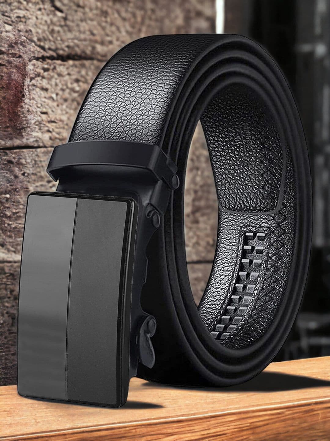 The Roadster Lifestyle Co. Men Textured Formal Belt - view 1