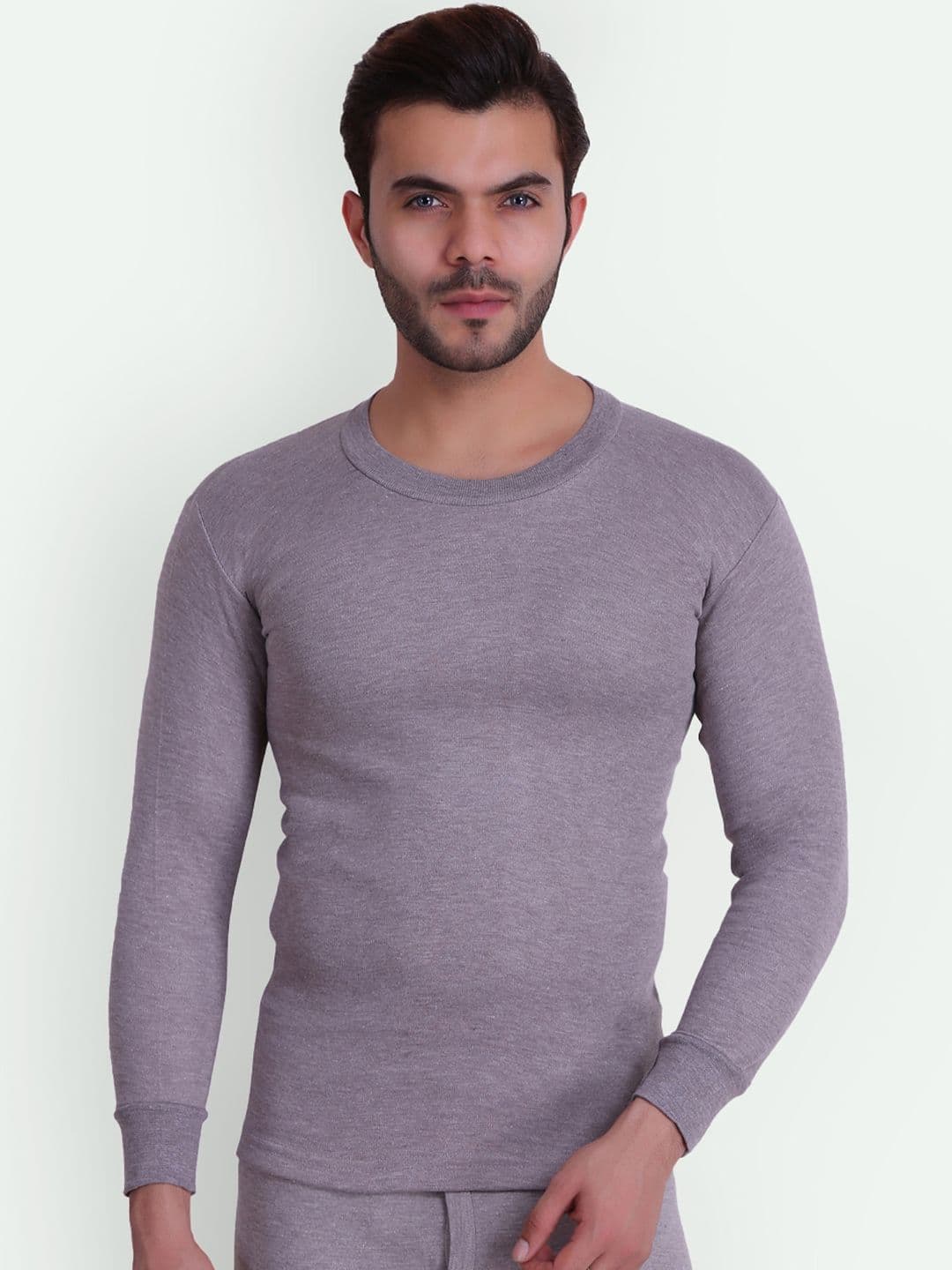 T.T. Slim Fit Solid Titanic Thermal Top - view 1