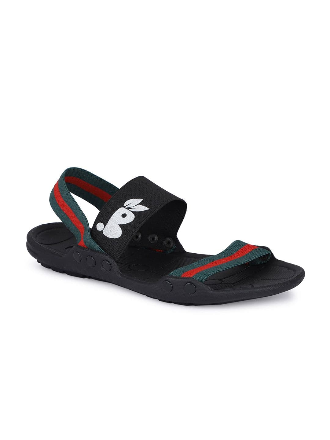 Buxton Men Striped Sports Sandals With Backstrap - view 1