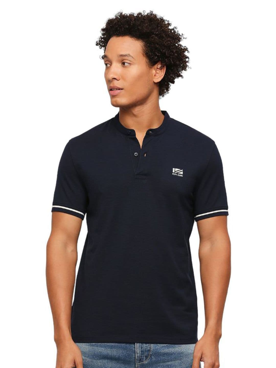 Pepe Jeans Henley Neck T-shirt - view 1