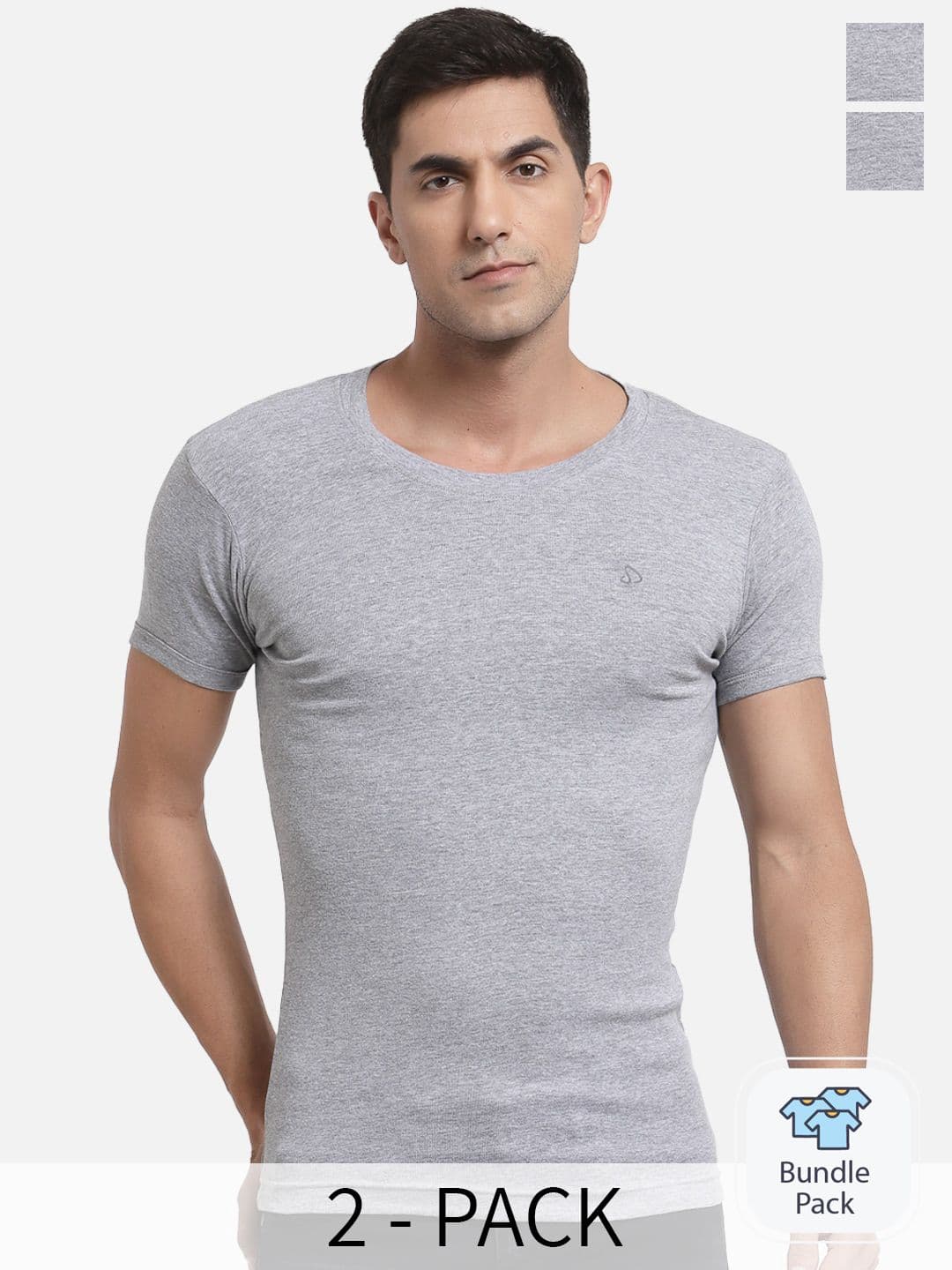 SPORTO Pack Of 2 Cotton Undershirt Vests - view 1